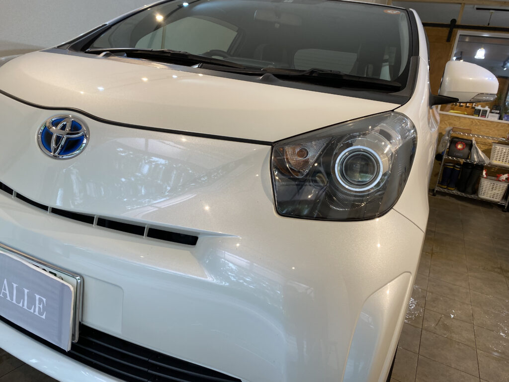 こんな可愛い車も入ってましたよ、、TOYOTA iQ  GALLE